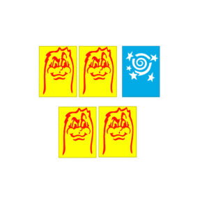 Baby Pacman target decals