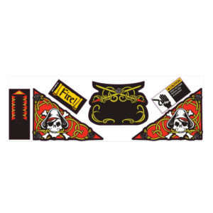 Black Rose apron decals