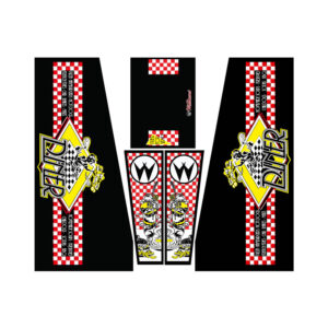 Diner cabinet decals