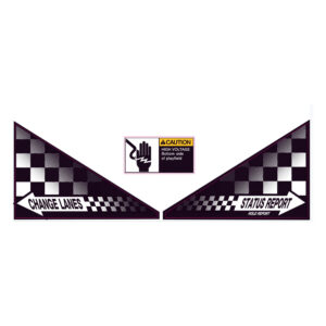 Indy 500 apron decals