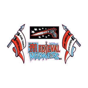 Medieval Madness apron decals