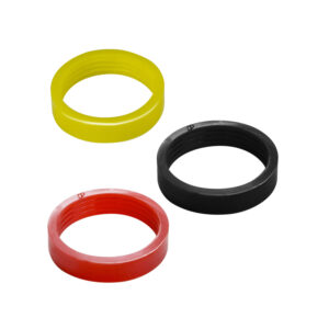 Slim silicone flipper rubber black