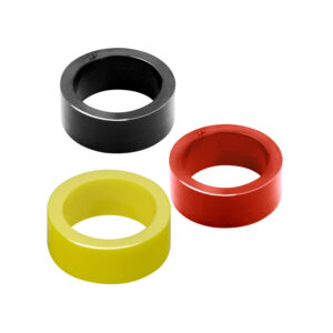 Small silicone flipper rubber red