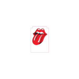 Rolling Stones target decals 5 pcs set
