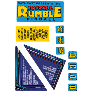 Royal Rumble apron decal set
