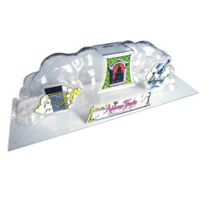 Addams Family cloud topper with decals