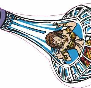Tales of the Arabian Nights Genie in Bottle Decal