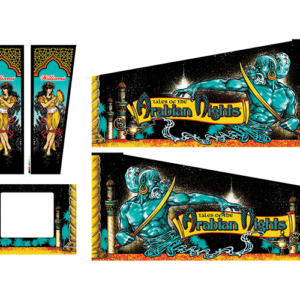 Tales of the Arabian Nights CABINET DECALS