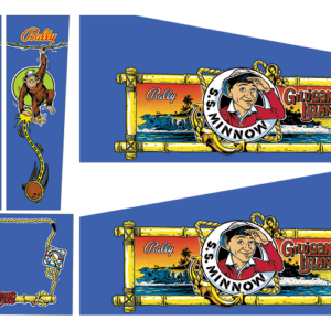Gilligan's Island cabinet decals