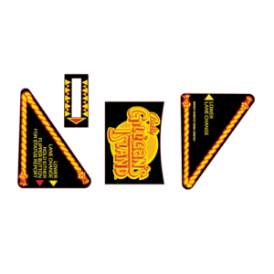 Gilligan's Island apron decals