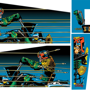 Judge Dredd cabinet decals