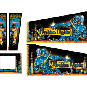 Tales of the Arabian Nights CABINET DECALS BLUE VERS.