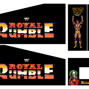 Royal Rumble DE cabinet decals