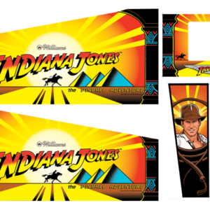 Indiana Jones cabinet decals
