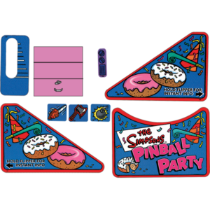 The Simpson Pinball Party decal kit