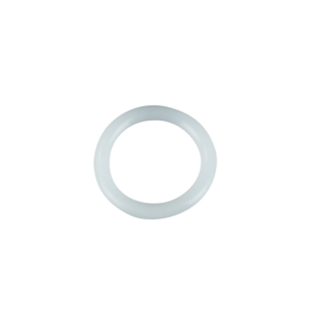 Silicone rubber ring 1" CLEAR WHITE