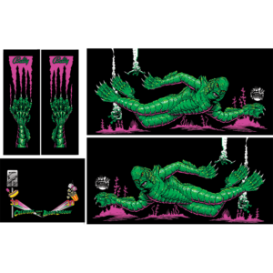 Creature from the Black Lagoon cabinet decals