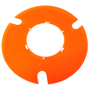 Judge Dredd Dead World orange transparent plastic