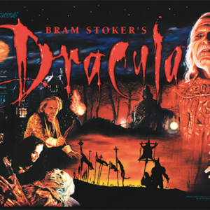 Bram Stoker Dracula acrylic backglass