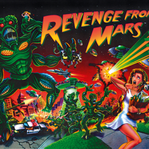 Revenge from Mars acrylic backglass