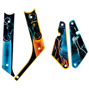 Tron slingshot/lane plastics