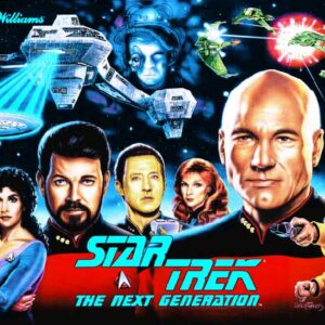 Star Trek the next generation acrylic backglass