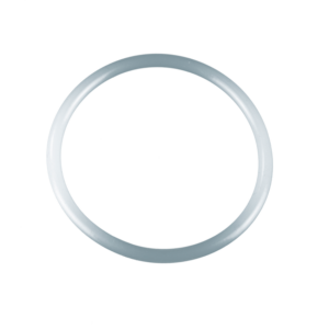 Silicone rubber ring 4" CLEAR WHITE