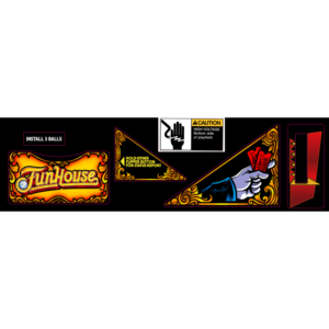 Funhouse Remake LE apron decal set